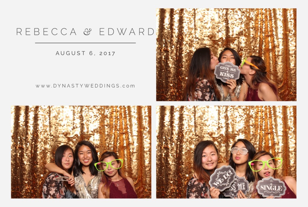 Rebecca Lee & Edward Lin's Wedding Photo booth by Dynasty Weddings